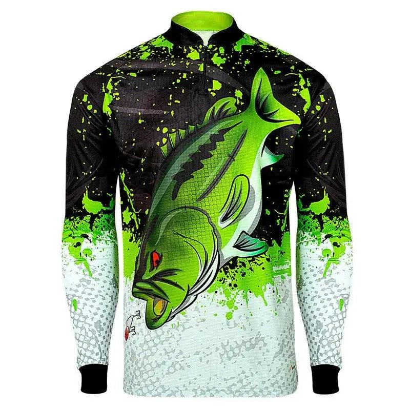 Anti-UV Fishing Clothing Quick Drying Sun Protection Fishing Shirt - Big Bite Fishing Shirts