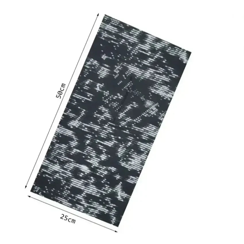 Fishing Buff for Men/Women UV Sun Protection - Black Camo - Big Bite Fishing Shirts