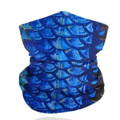 Fishing Buff for Men/Women UV Sun Protection - Blue Scale - Big Bite Fishing Shirts