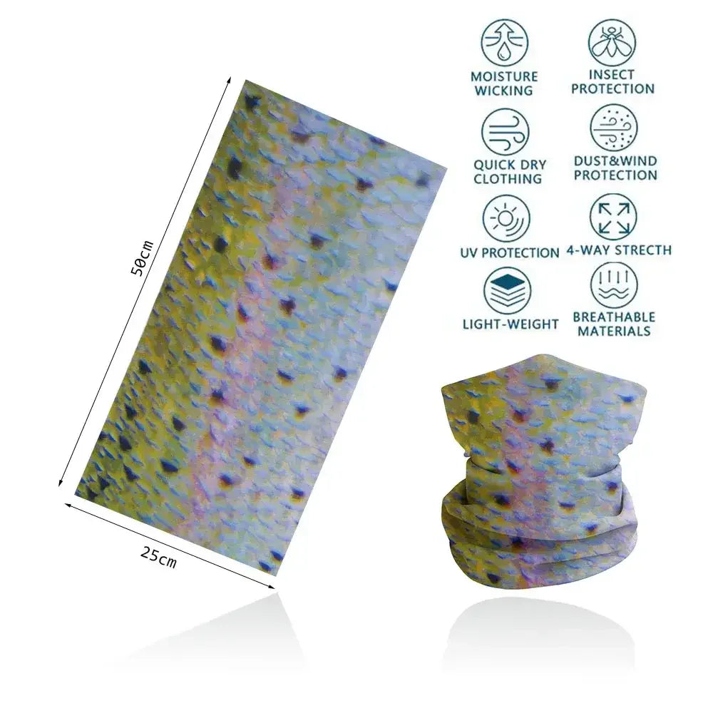Fishing Buff for Men/Women UV Sun Protection - Fish Scale - Big Bite Fishing Shirts