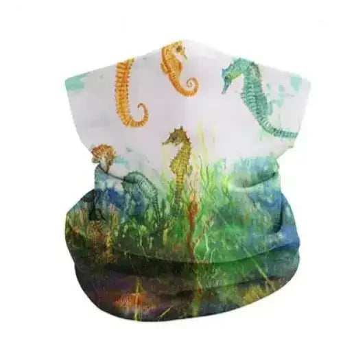 Fishing Buff for Men/Women UV Sun Protection - Seahorse