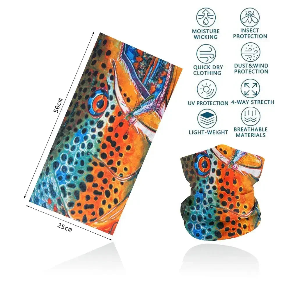 Fishing Buff for Men/Women UV Sun Protection - Triton - Big Bite Fishing Shirts