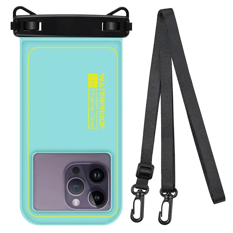 Floating Waterproof Phone Case - Universal Crossbody Swim Storage Pouch Case - Big Bite Fishing Shirts