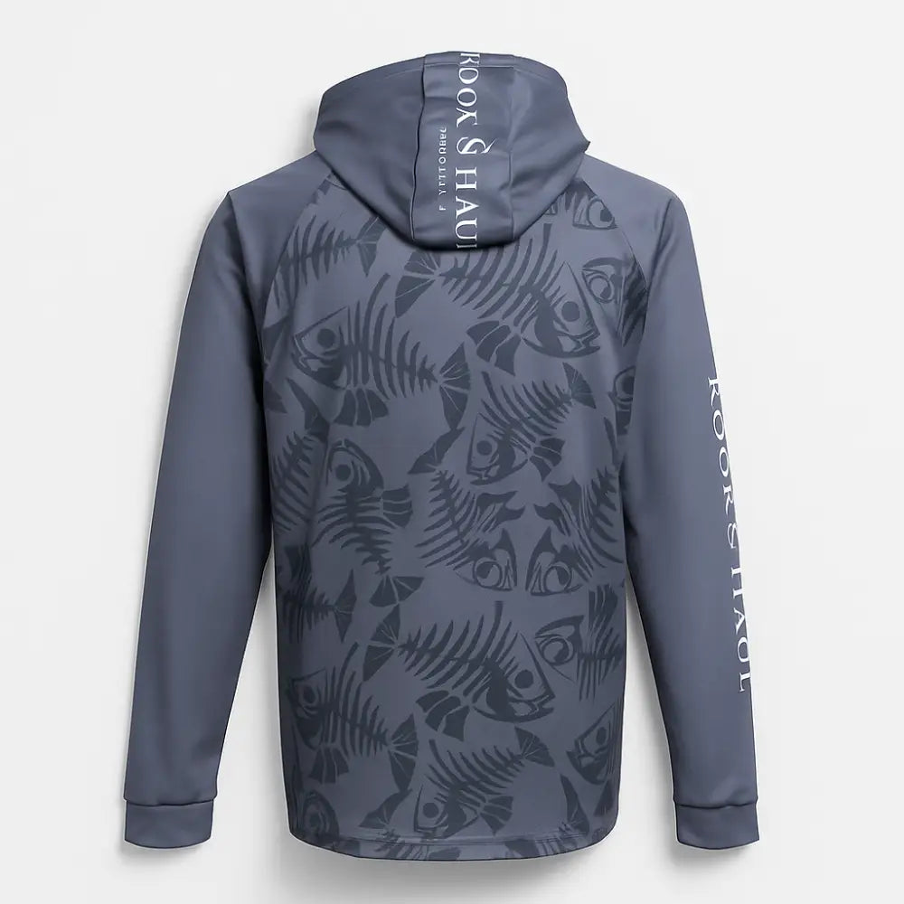 Hook And Haul | Hook-It Range Fish Bones Hooded Fishing