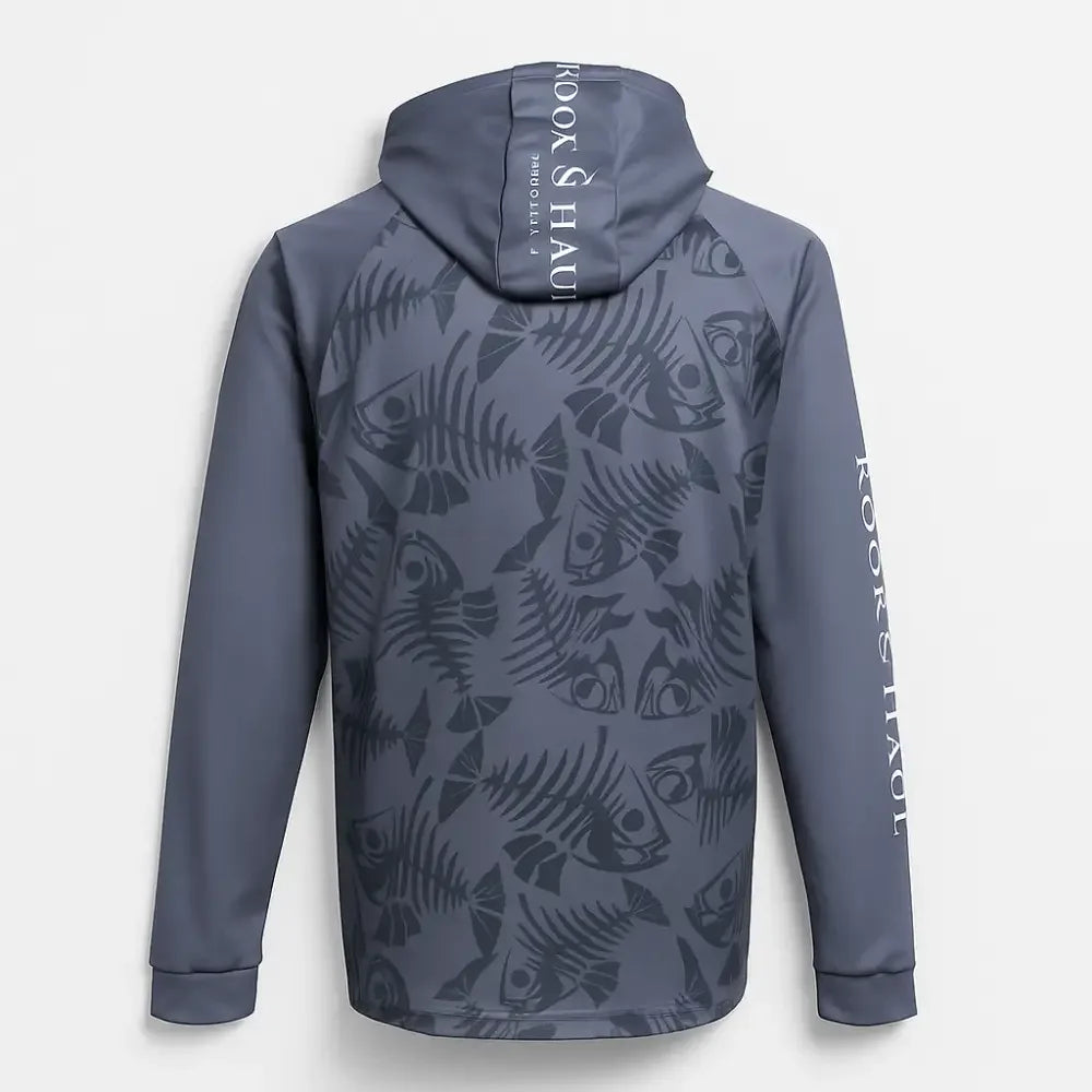 Hook And Haul | Hook-It Range Fish Bones Hooded Fishing