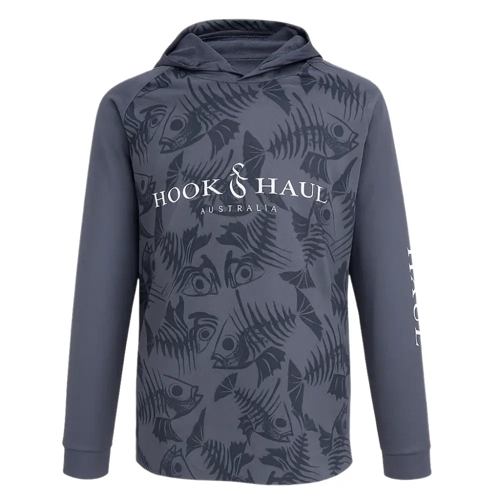 Hook And Haul | Hook-It Range Fish Bones Hooded Fishing