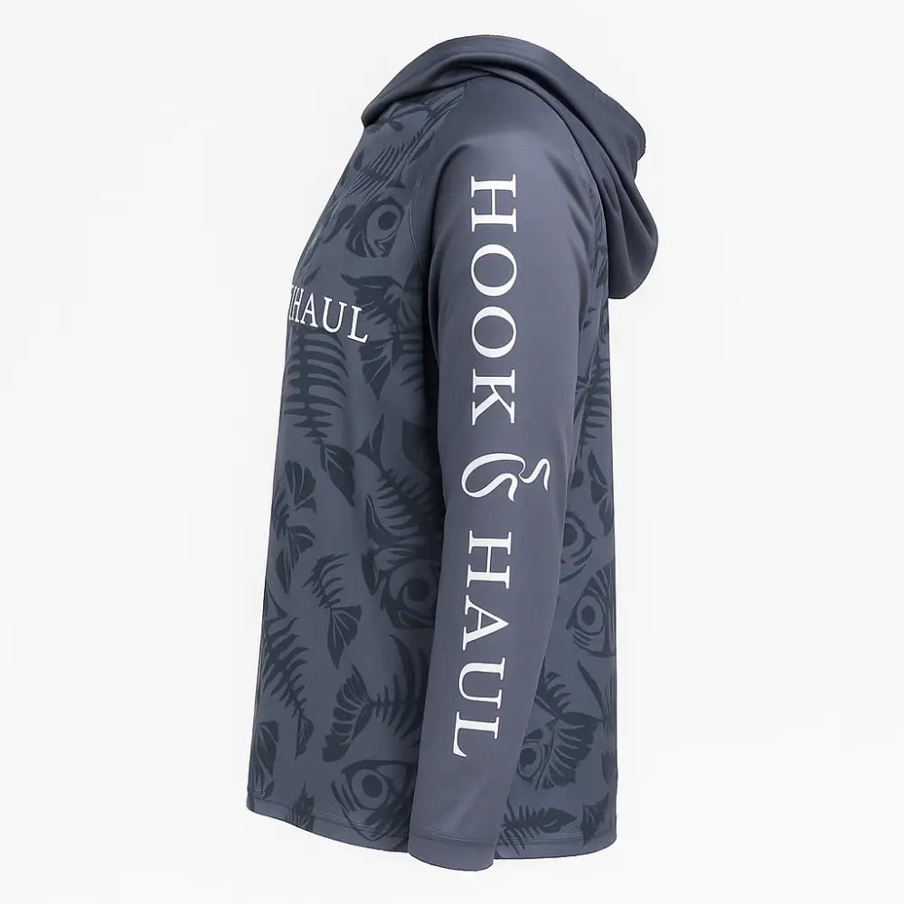 Hook And Haul | Hook-It Range Fish Bones Hooded Fishing