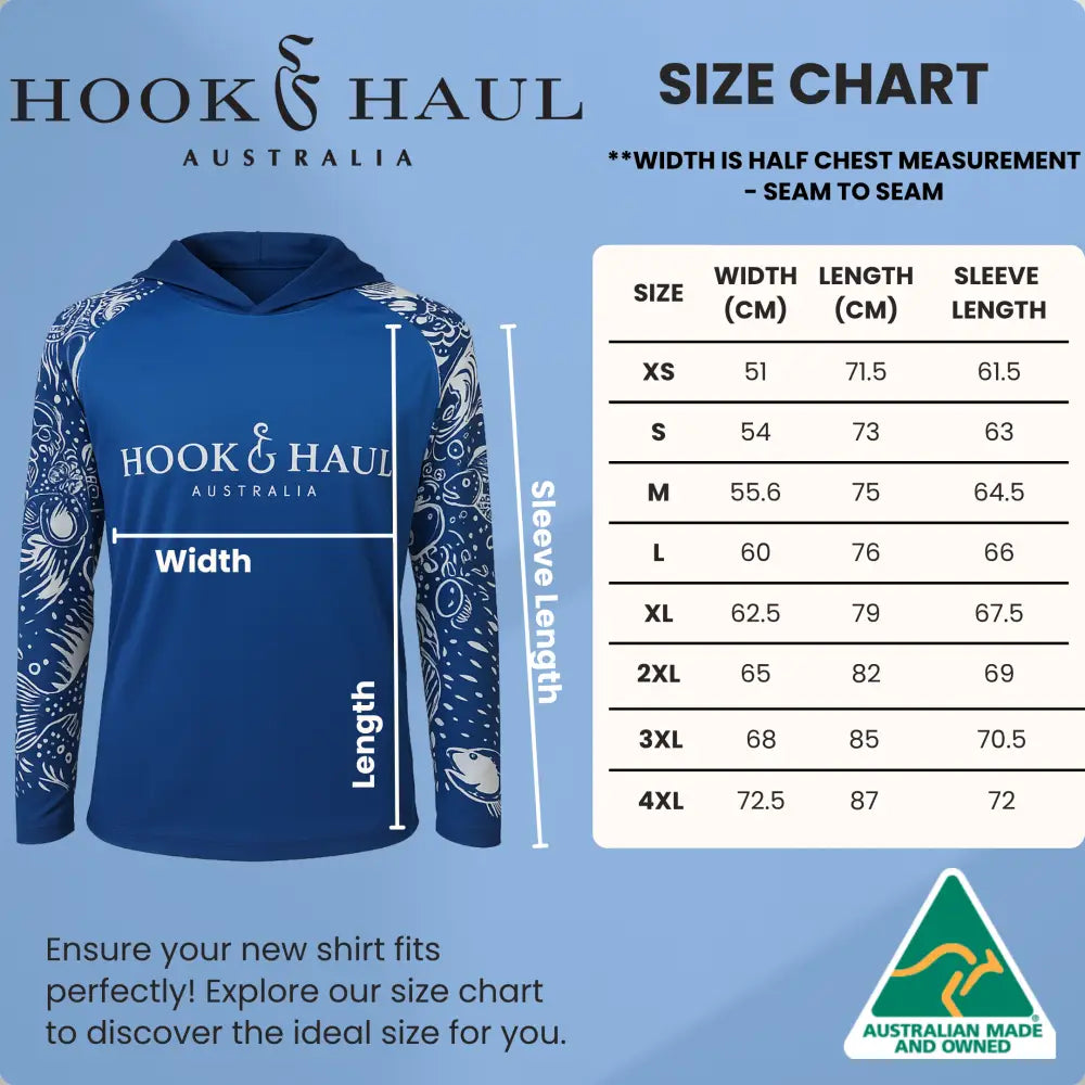 Hook And Haul | Marine Life Range Occy Fishing Polo
