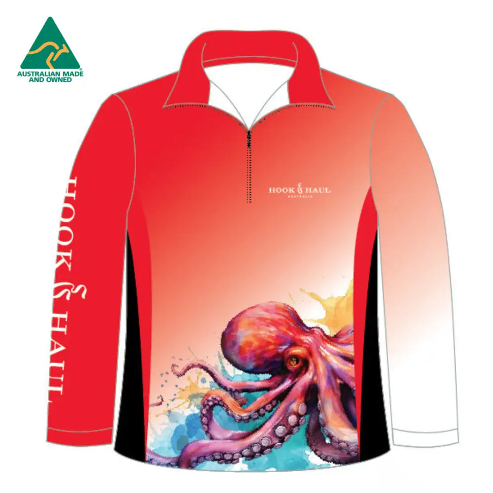 Hook And Haul | Marine Life Range Occy Fishing Polo | Pre Order - Big Bite Fishing Shirts
