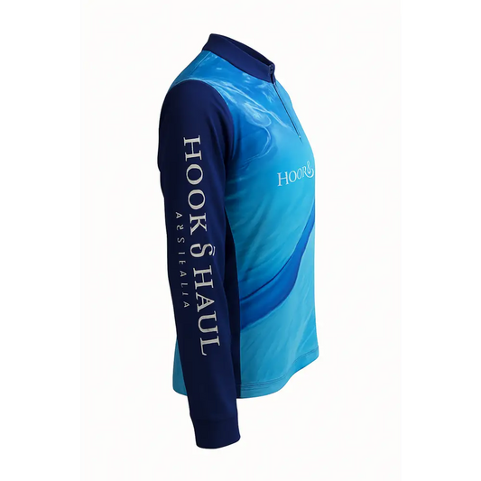 Hook And Haul | Premium Ladies Range Blue Ocean | Zip Front