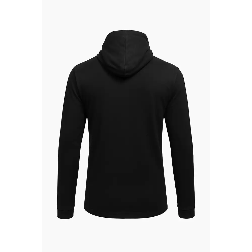 Long Sleeve Hooded Fishing Shirt | Black High Performance