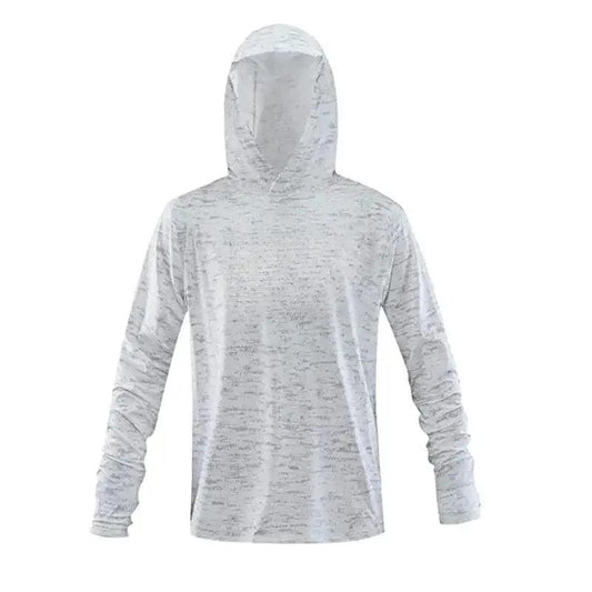 Men Fishing Long Sleeve Hooded Shirt - Big Bite Fishing Shirts