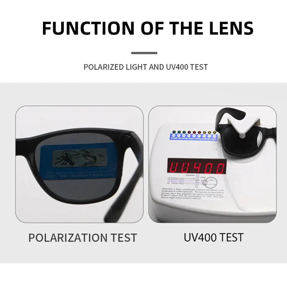 Men's Polarized UV400 Protection Fishing Sunglasses - Big Bite Fishing Shirts