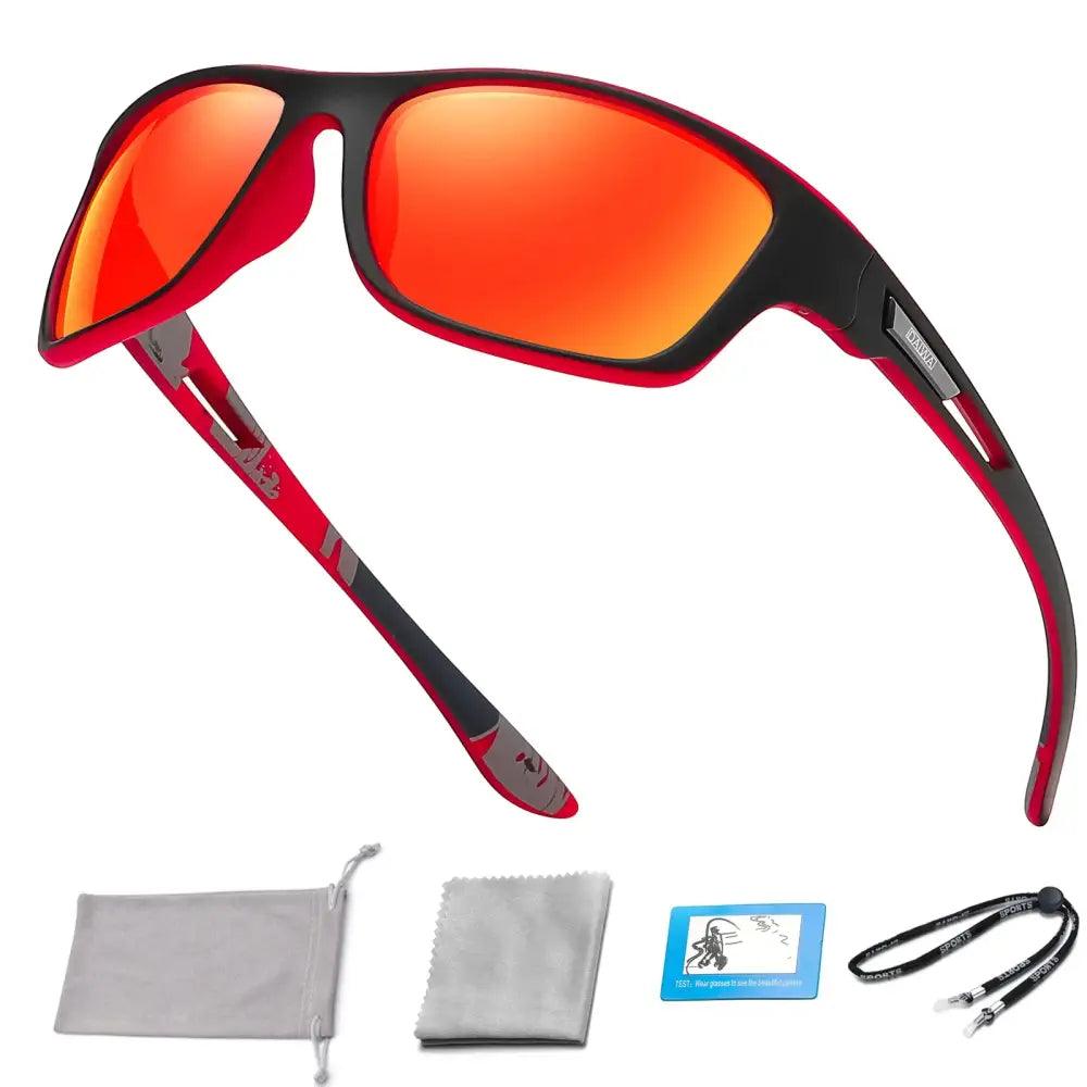 Men's Polarized UV400 Protection Fishing Sunglasses - Big Bite Fishing Shirts