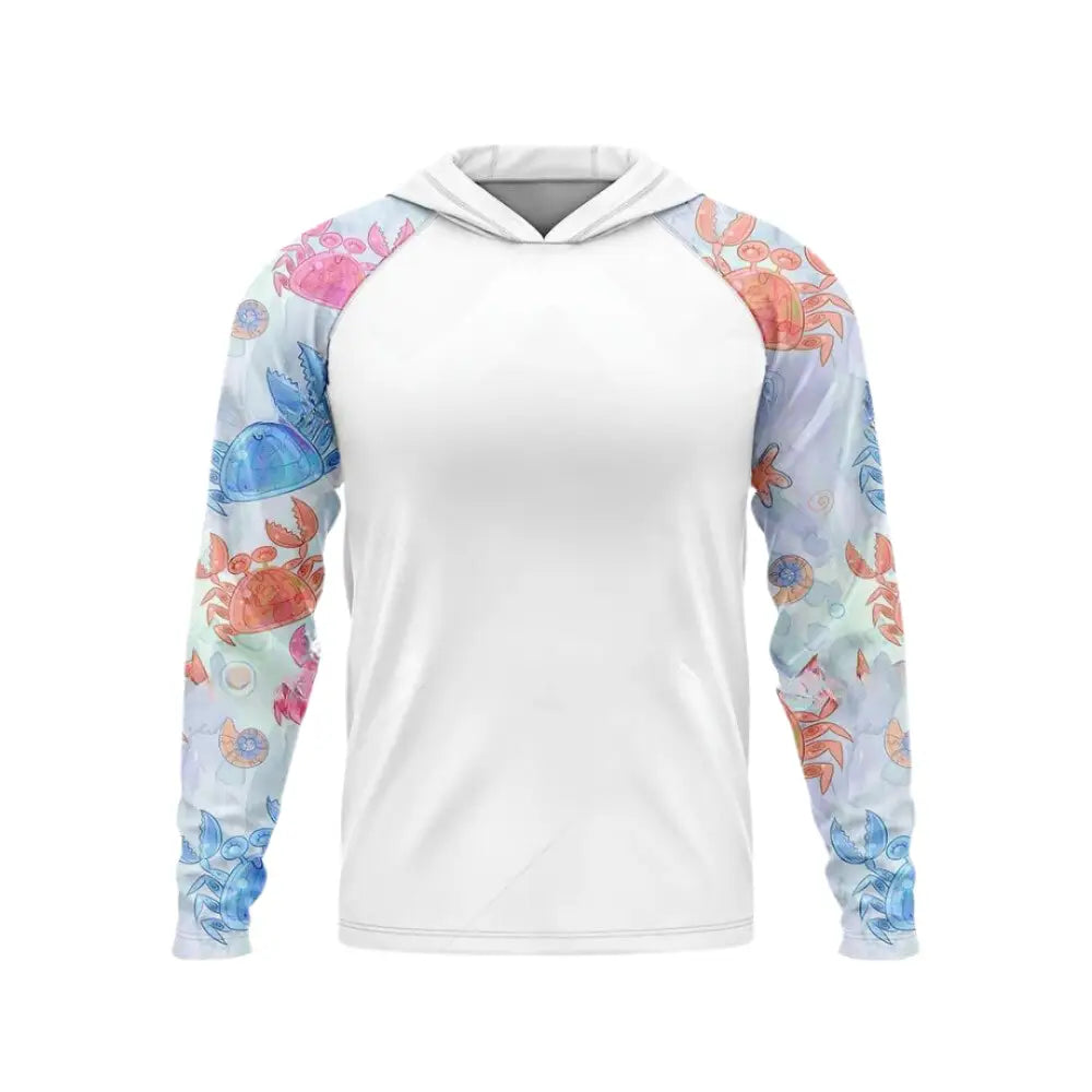 Men’s Long Sleeve Hooded Shirt UV Protection - Fishing Shirt