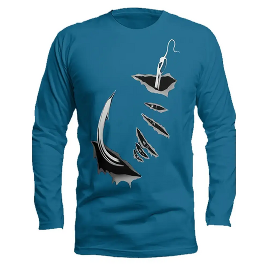 Men's Outdoor Long Sleeve UV Breathable Quick Dry Shirt - Hooked - Big Bite Fishing Shirts