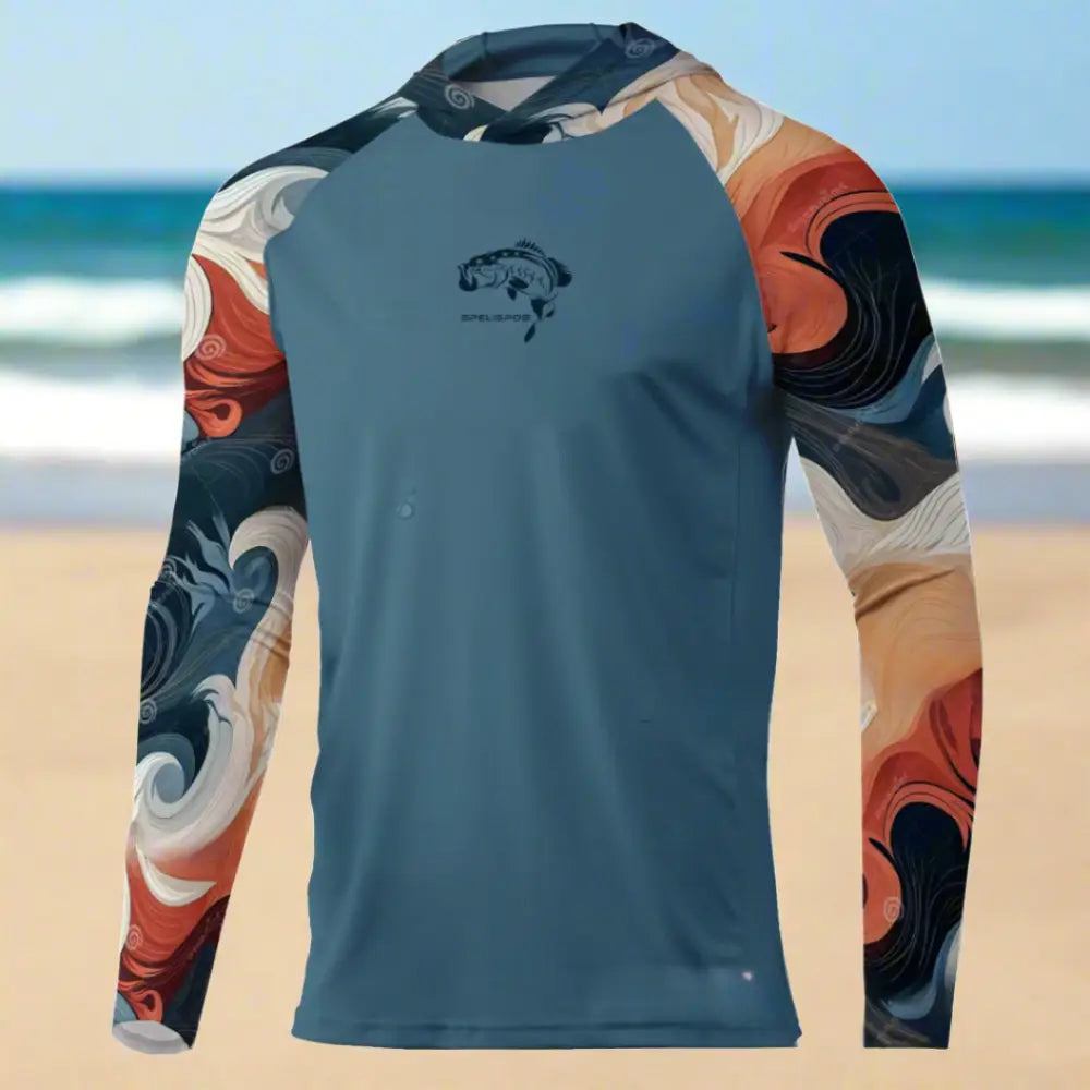 New Season Men's Long Sleeve Hooded Tee - Big Bite Fishing Shirts