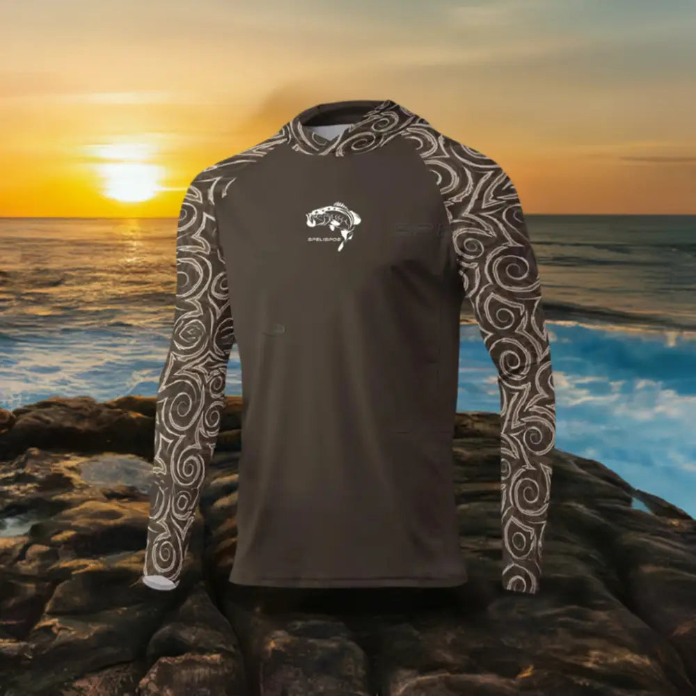 New Season Men's Long Sleeve Hooded Tee - Big Bite Fishing Shirts