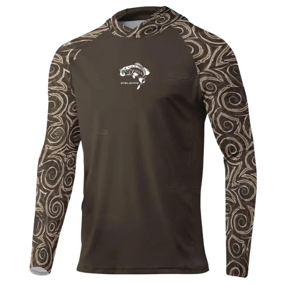 New Season Men's Long Sleeve Hooded Tee - Big Bite Fishing Shirts