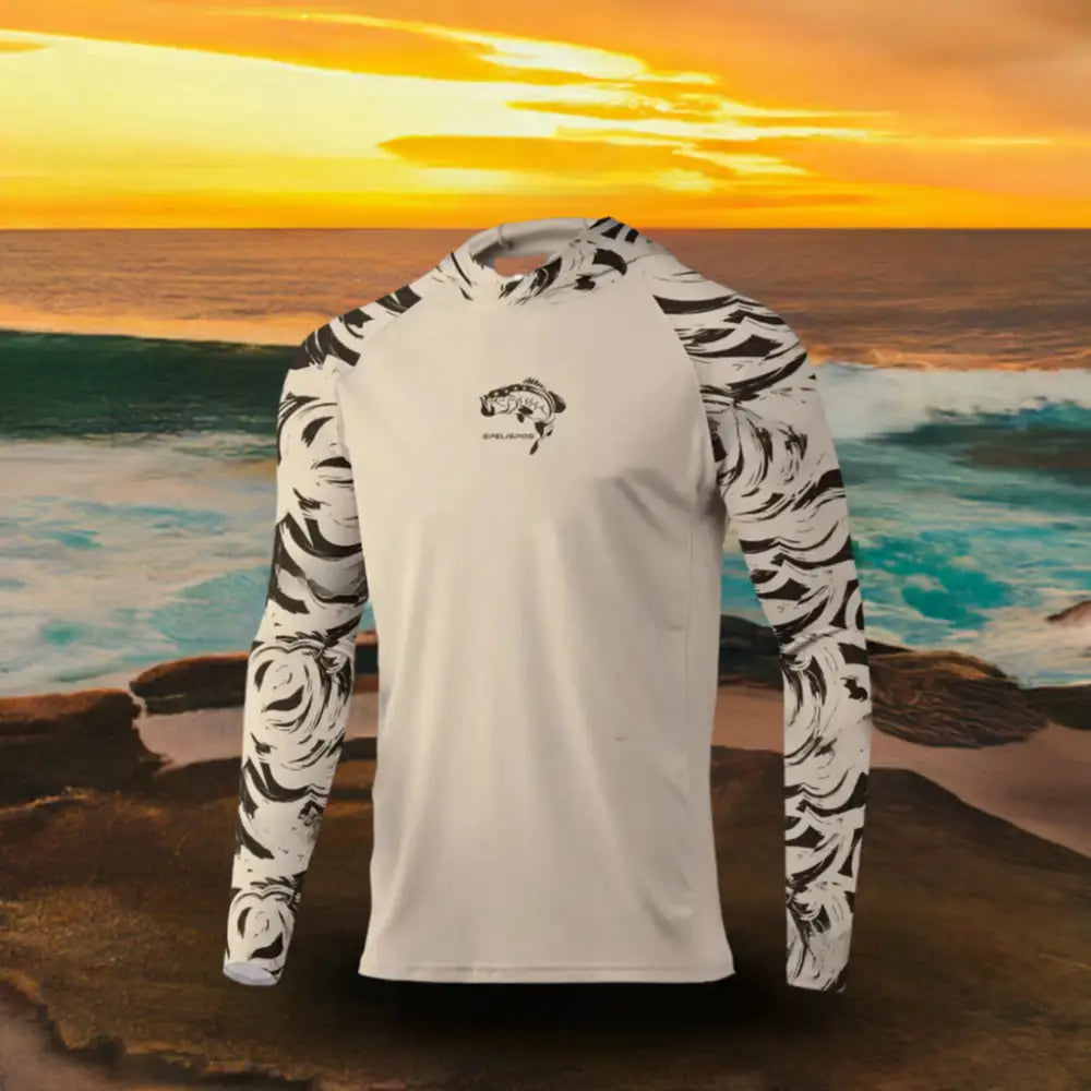 New Season Men's Long Sleeve Hooded Tee - Big Bite Fishing Shirts