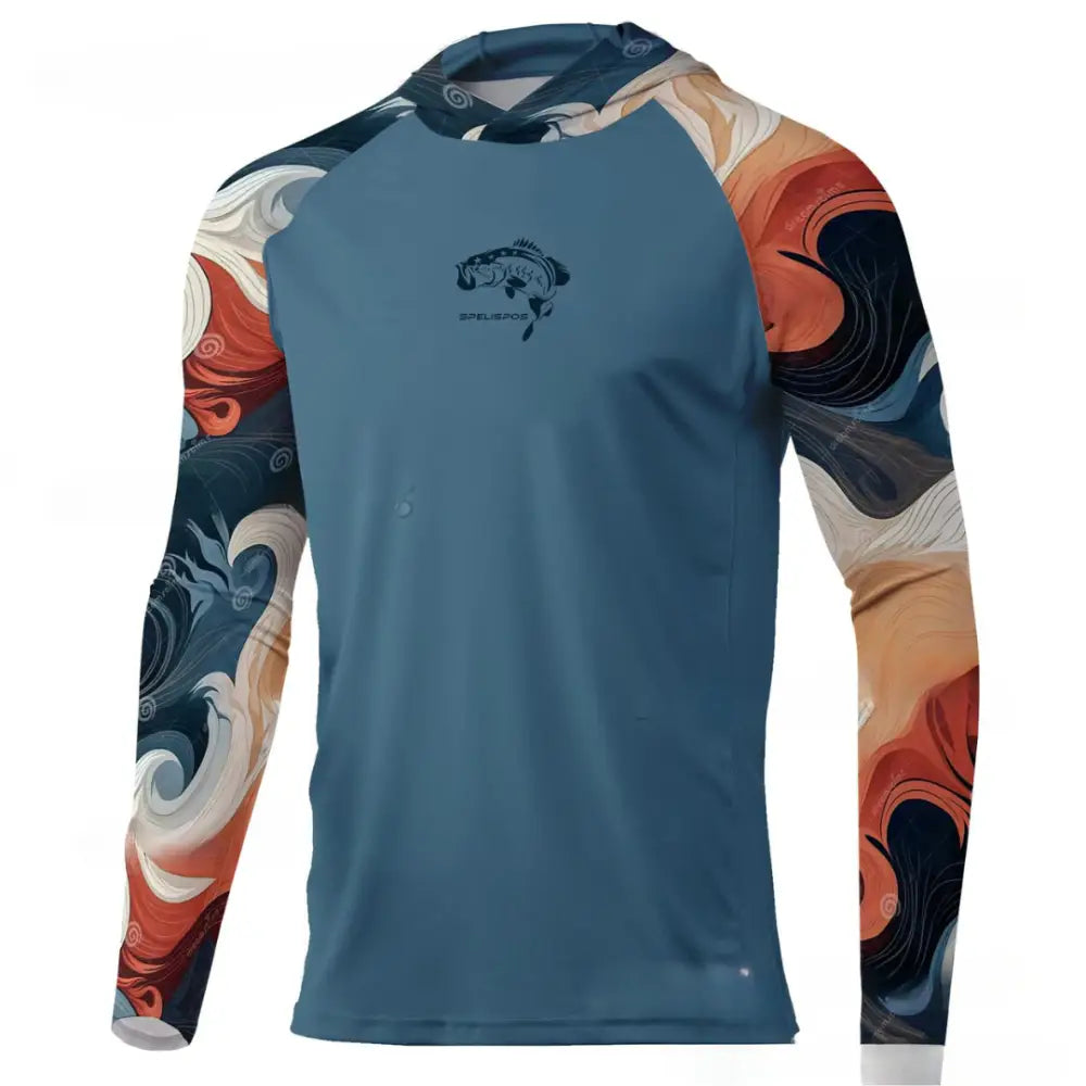 New Season Men's Long Sleeve Hooded Tee - Big Bite Fishing Shirts