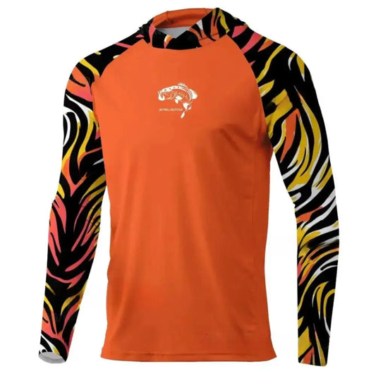 New Season Men's Long Sleeve Hooded Tee - Big Bite Fishing Shirts