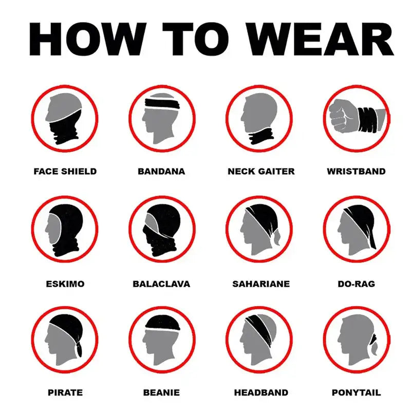 Outdoor Sports Fishing Buff - Face Shield - Fishing Scarf - Big Bite Fishing Shirts