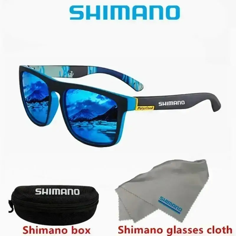 Shimano Polarized Sunglasses UV400 Protection With Box - Big Bite Fishing Shirts