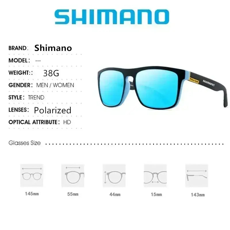 Shimano Polarized Sunglasses UV400 Protection With Box - Big Bite Fishing Shirts