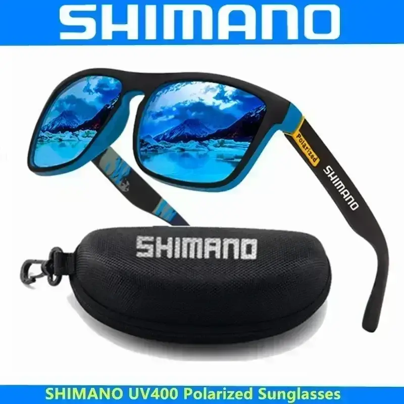 Shimano Polarized Sunglasses UV400 Protection With Box - Big Bite Fishing Shirts