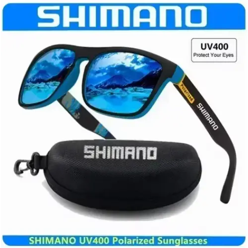Shimano Polarized Sunglasses UV400 Protection With Box - Big Bite Fishing Shirts