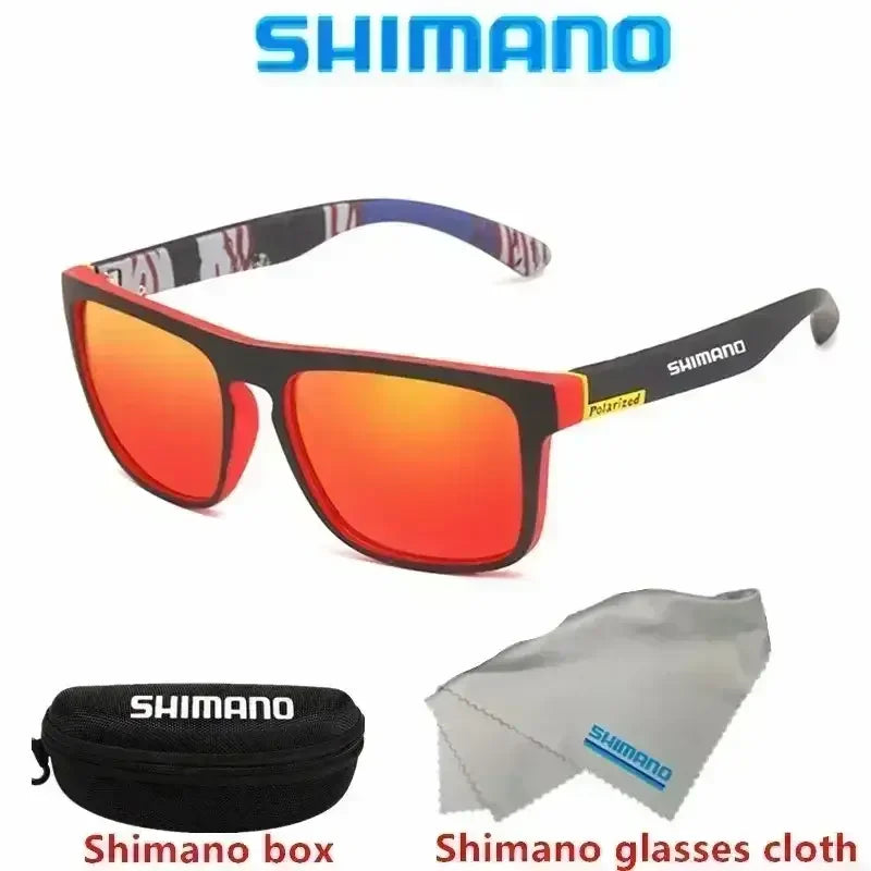 Shimano Polarized Sunglasses UV400 Protection With Box - Big Bite Fishing Shirts