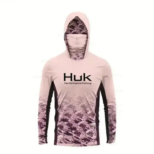 Womans Hooded Fishing Shirt UV 50+ Quick Dry - Big Bite Fishing Shirts