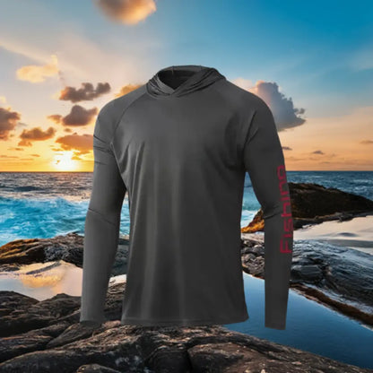 2024 Long Sleeve Hooded Fishing Shirt