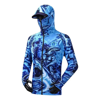 2024 Zip Front Hooded fishing Jersey