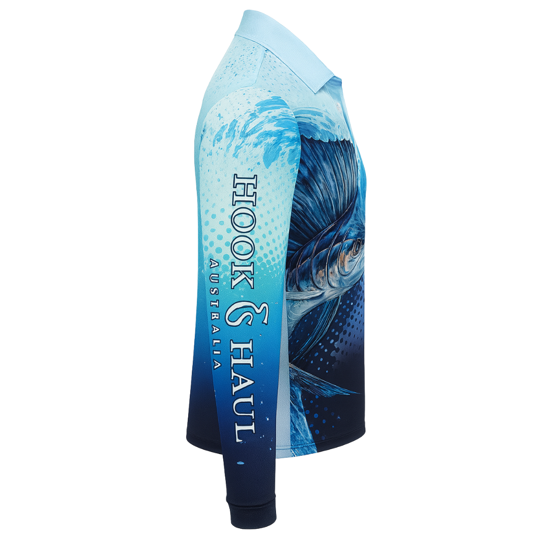 Hook & Haul | Marine Life Range – Sailfish Polo Fishing Shirt