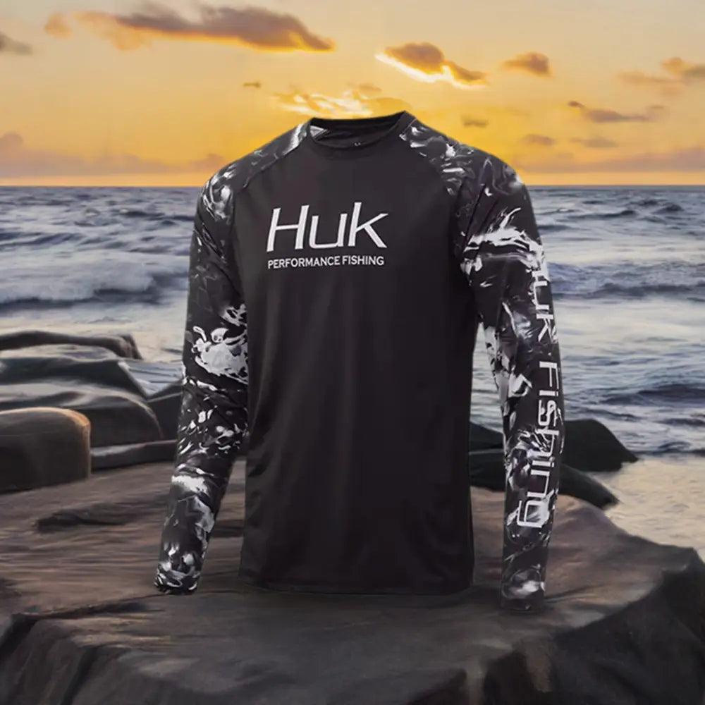 HUK Fishing Shirt Long Sleeve Uv Protection – Big Bite Fishing Shirts