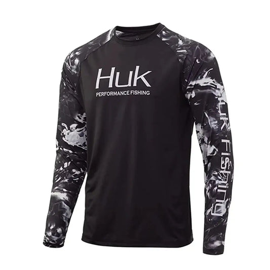 HUK Fishing Shirt Long Sleeve UV Protection - S