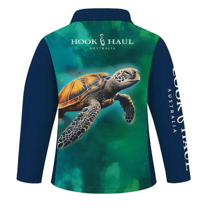 Hook And Haul | Marine Life Range Turtle Fishing Polo