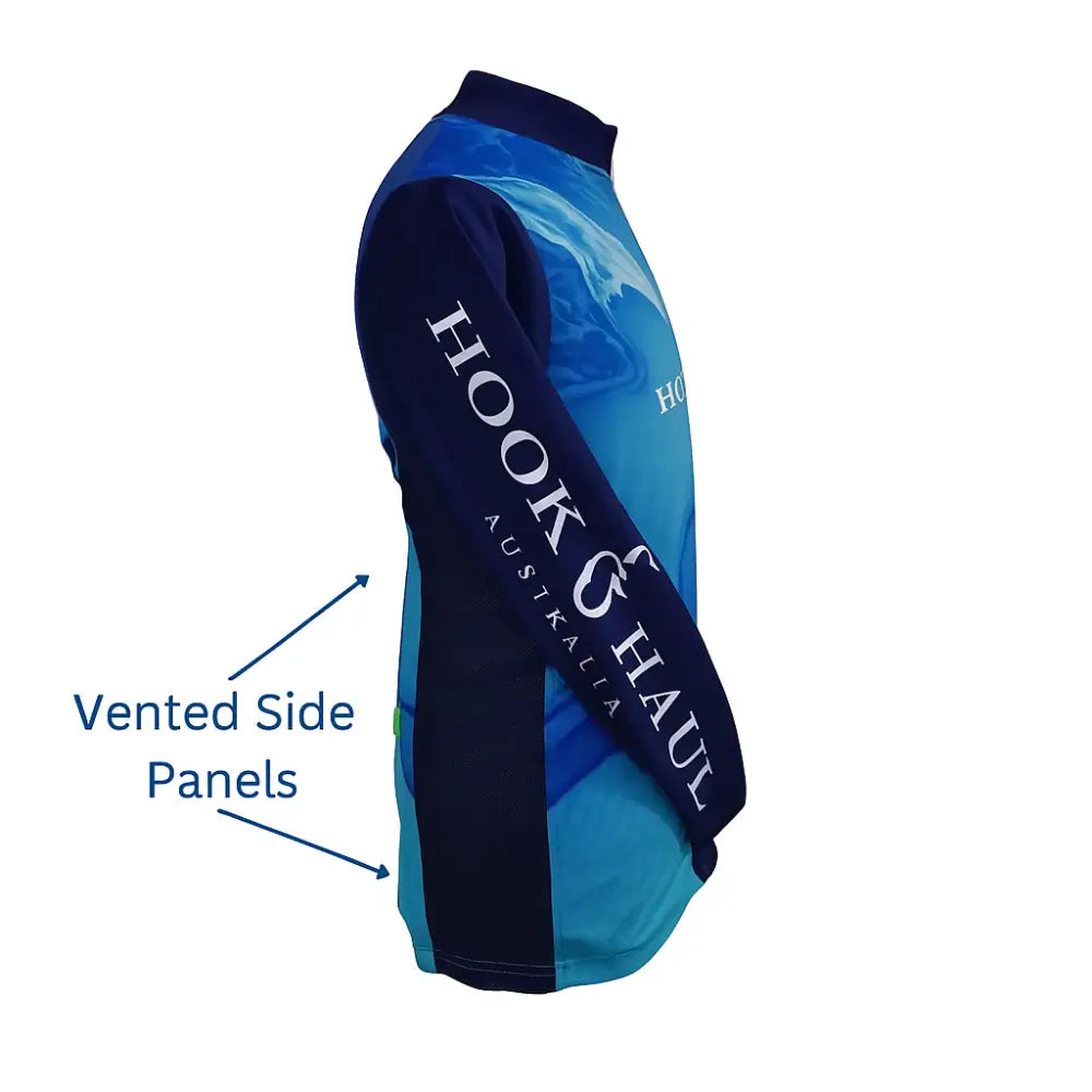 Hook And Haul | Premium Ladies Range Blue Ocean | Zip Front