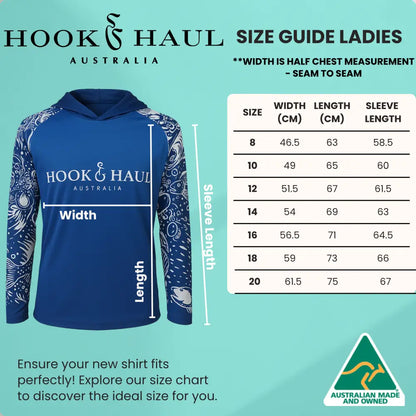 Hook And Haul | Premium Ladies Range Pink Salt Lake | Zip
