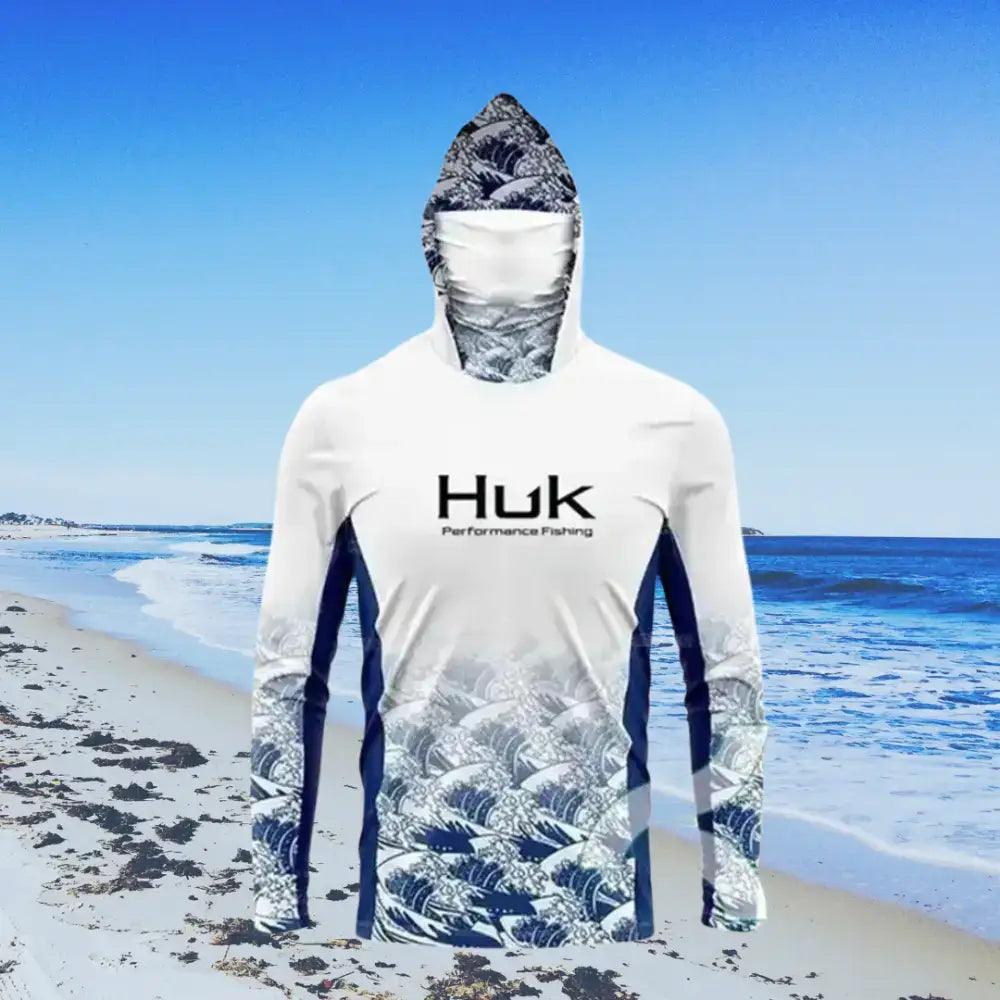 HUK Fishing Shirt – UPF 50+ & Breathable Fabric – Big Bite Fishing Shirts