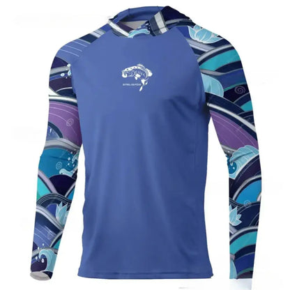 New Season Men's Long Sleeve Hooded Tee - Big Bite Fishing Shirts