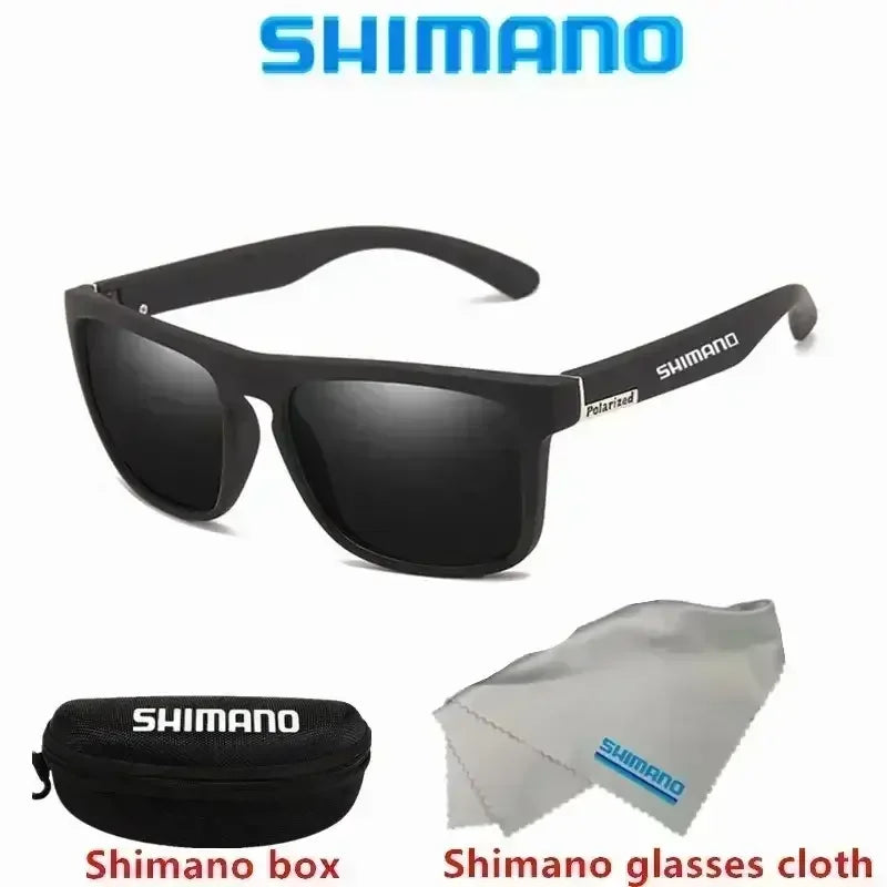 Shimano Polarized Sunglasses UV400 Protection With Box - Big Bite Fishing Shirts