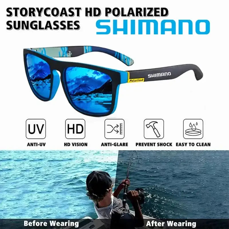 Shimano Polarized UV400 Protection Fishing Sunglasses