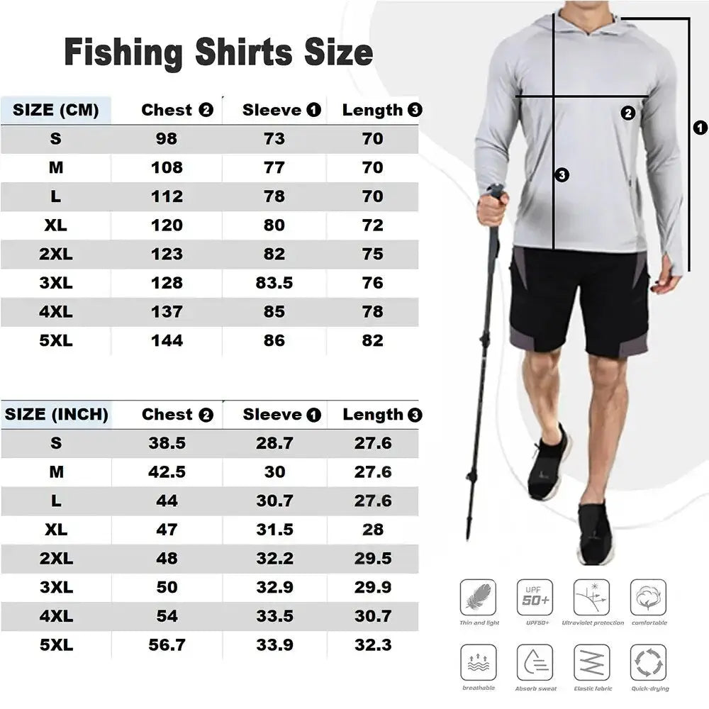 UV - Protected Men’s Fishing Shirts